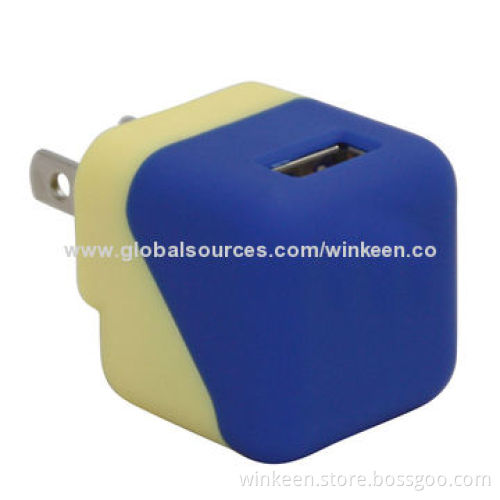 ETL approved mini design dual USB Home charger with 5V 2.1A output for smartphone charging